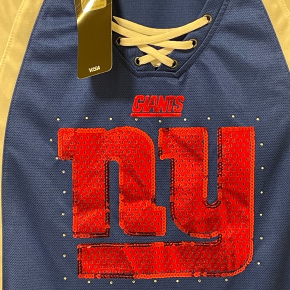 New York Giants Women's T Shirt Casual‎ Blouse S-medium NWT - Picture 2 of 4